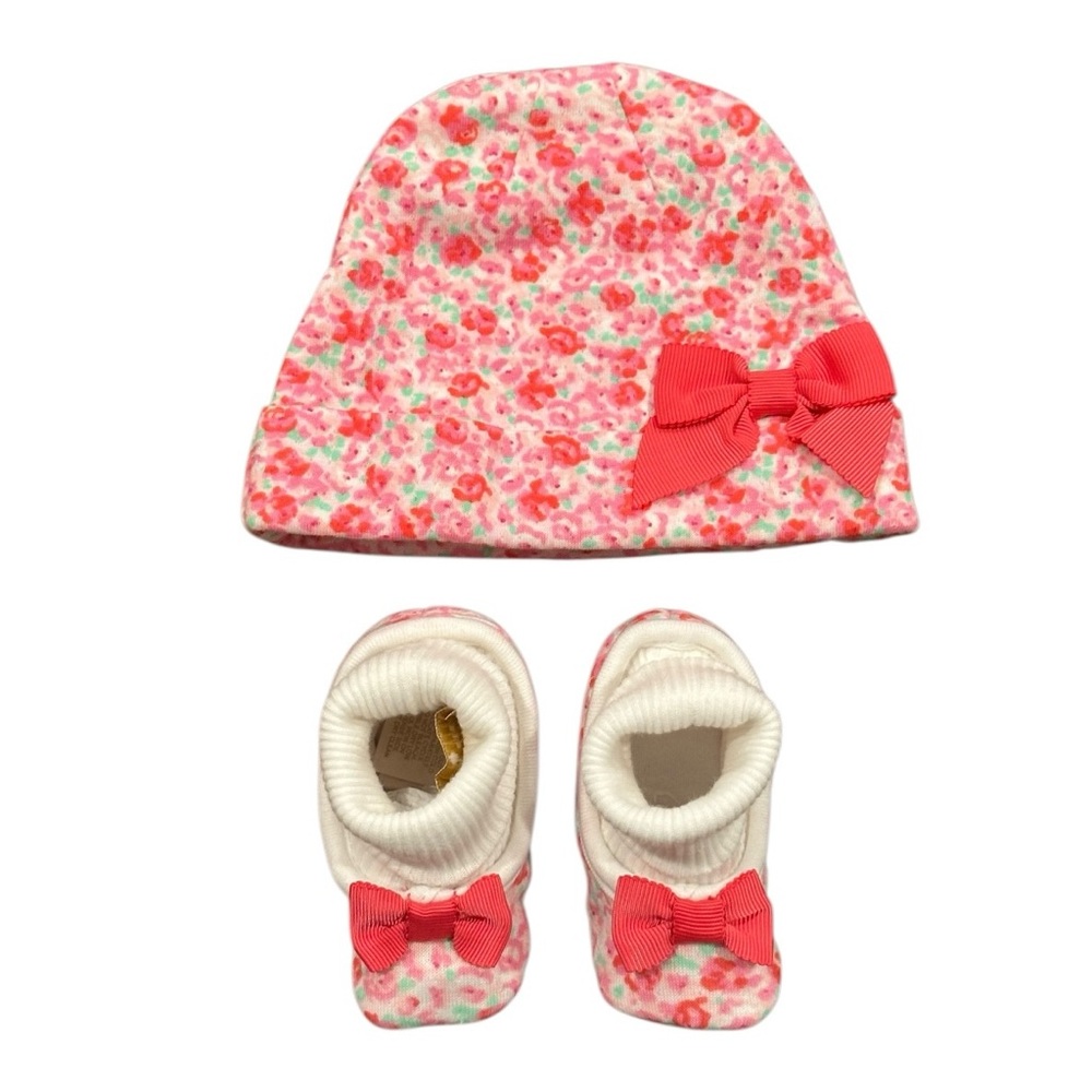 Kate Spade Baby Cap & Bootie Gift Set - one size